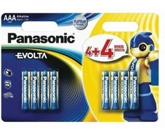 „Panasonic Evolta AAA/Lr03 Alkaline Baterija“ – (8 vnt. pakuotėje)