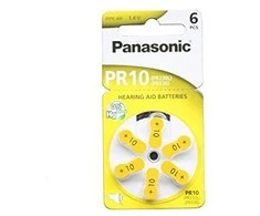 Panasonic elementai klausos aparatams Zinc-Air PR10H-LB