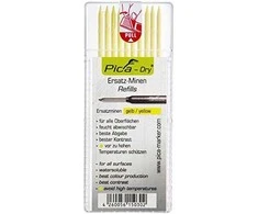 Pica Marker Šerdis Pica Dry; 125 mm; 10 vnt.; geltona