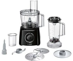 Virtuvinis kombainas Bosch | Food processor | MCM3201B | 800 W | Greičių skaičius 2 | Bowl capacity 2,3 L | Ice crushing | Maišytuvas | Juodas