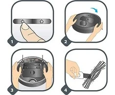 Rowenta Animal Turbo šepetėlių rinkinys, skirtas Tefal X-plorer S75