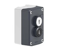Schneider Electric Valdymo dėžutė 2 skylės viršuje / apačioje (XALD222)