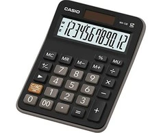 Stalinis skaičiuotuvas CASIO MX-12B, 106,5 x 147 x 29 mm