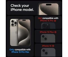 Apsauginis stiklas telefonui Apple iPhone 15 Pro Max Spigen Glas.tr „EZ Fit” 2 vnt. skaidrus