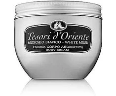 TESORI D'ORIENTE Baltas MUSK kūno kremas, 300 ml