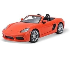 Bburago Porsche 718 Boxster Oranžinis 1: 24