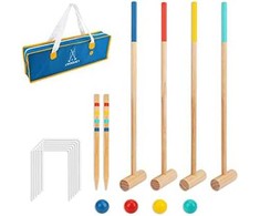 Tooky Toys „Taky Toy Wooden Cricket Garden“ sportinis žaidimas 4 žmonėms