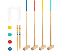Tooky Toys „Taky Toy Wooden Cricket Garden“ sportinis žaidimas 4 žmonėms