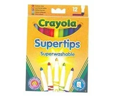 Crayola, Inc. 12 SUPER PATARIMAI PLAUNAMAS MARKER