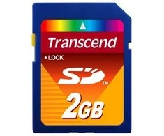 Atminties kortelė TRANSCEND SD kortelė 2GB SecureDigital