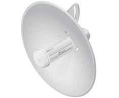 Maršrutizatorius Ubiquiti „airMAX PowerBeam M5 300“, 5 GHz, 22 dBi tiltas su 150+ Mbps pralaidumu, 3+ km ryšio diapazonas, 1 x 10/100 MbE prievadas, 24 V, 0,5 A PoE adapteris (pridedamas), stulpo tvirtinimo rinkinys (pridedamas), atsparumas vėjui 200 km/h, ESD/EMP apsauga. Oras/kontaktas: ± 24 kV.