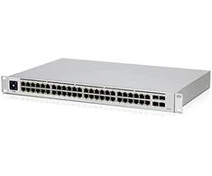 Šakotuvas UBIQUITI USW-48-POE UniFi valdomas jungiklis gen2 32x Gigabit POE+ jungtys / 16x Gigabit POE jungtys / 4x SFP 1GB Prievadai 32W vienam prievadui