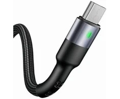 Kabelis 3A 1m USB – USB-C Usams U26 Fast Charging SJ313TC01 (US-SJ313) Juodos spalvos