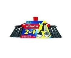 Šluota - Vileda 2in1 Sodo Lauko Raudona/Geltona