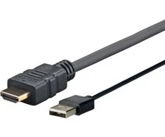 USB kabelis VivoLink USB-A - HDMI 2 m juoda (PROHDMUSB2)