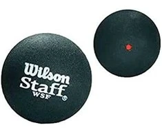 Skvošo kamuoliukai Staff Wilson vidut.greiti/2vnt. juodi