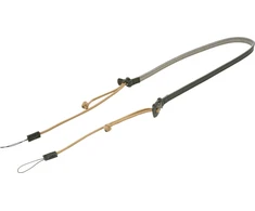 ARTISANARTIST Artisan &amp; Artist I ACAM-P12 I Flynn Camera Paracord Strap w/adjust lengths in Leather (w/Loop) Tan