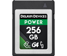 Atminties kortelė „Delkin CFexpress G4“ maitinimo šaltinis I tipo B I R1780/W1700 (G4) 256 GB