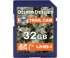Atminties kortelė Delkin SDHC Trail Cam R100/W30 U3 (V30) 32GB