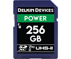 Atminties kortelė Delkin SDXC Power 2000X UHS-II U3 (V90) R300/W250 256GB