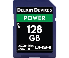 Delkin Cinema SD SDXC UHS-II 128GB atminties kortelė