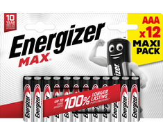 ENERGIZER MAX AAA B12 1.5V ALK.BATTERIES