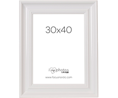 Ramka Focus Focus Charleston Baltos 30x40