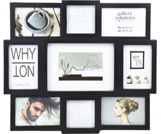 Nuotraukų rėmelis „Nielsen Design“ „Nielsen Why Not Collage“ Juodas dervos galerija 8999334
