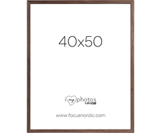 Nuotraukų rėmelis Focus Rock riešutmedžio fanera 40X50