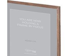 Nuotraukų rėmelis Focus Rock riešutmedžio fanera 40X50