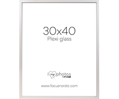 Nuotraukų rėmelis Ramka Focus Focus Soul Baltas Plexi 30x40