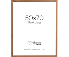 Nuotraukų rėmelis „Focus Soul“ ąžuolo fanera 50X70 Plexi