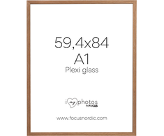 Nuotraukų rėmelis Ramka Focus Focus Soul Oak veneer 59,4X84 (A1) Plexi