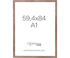 Nuotraukų rėmelis Focus Soul riešutmedžio fanera 59,4x84 (A1)