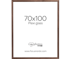 Nuotraukų rėmelis Focus Soul riešutmedžio fanera 70X100 Plexi