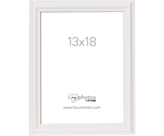 Ramka Focus Focus Tango Wood Baltas 13x18