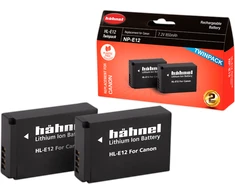 HÄHNEL BATTERY CANON HL-E12 TWIN PACK