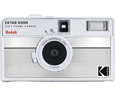 KODAK EKTAR H35N CAMERA STRIPED Sidabrinis