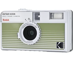 KODAK EKTAR H35N CAMERA STRIPED Žalias