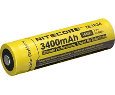 Baterija - Nitecore NL1834 3400mAh Įkraunama Ličio Jonų