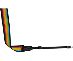 POLAROID CAMERA STRAP FLAT RAINBOW Juodas
