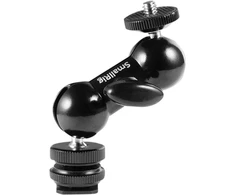SMALLRIG 1135 MULTI-FUNC DOUBLE BALLHEAD SHOE+1/4"