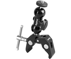 SMALLRIG 1138 DOUBLE BALLHEAD W/CLAMP &amp; 1/4" SCREW