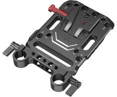 SMALLRIG 3016 BATTERY PLATE V-MOUNT W ROD CLAMP