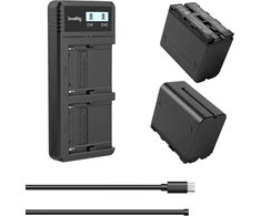 SmallRig NP-F970 baterijos ir įkroviklio rinkinys (3823)