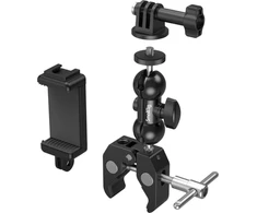 SmallRig 4373 Crab-Shaped Super Clamp Kit with Ballhead &amp; Magic Arm