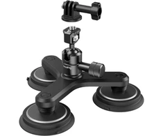 SmallRig 4468 Triple Magnetic Suction Cup Mounting Support Kit for Action Cameras
