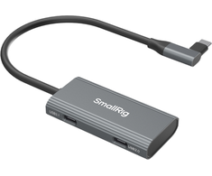 SmallRig 4598 USB-C Hub 4-in-1 PD/USB-C 3.1/USB-C 2.0 with Audio Adapteris