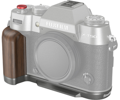SmallRig 4736 Wooden L-Shape Grip for Fujifilm X-T50 Charcoal Sidabrinis