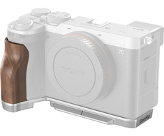 SmallRig 4796 L-Shape Mount Plate with Wooden Handle for Sony Alpha 7C II / Alpha 7CR